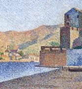 Paul Signac town beacb Sweden oil painting artist